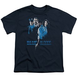 Blue Bloods - Youth Blue Inverted T-Shirt