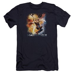 Macgyver - Mens Parachute Premium Slim Fit T-Shirt