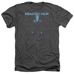 Macgyver - Mens Mono Blue Heather T-Shirt