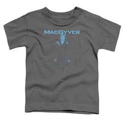 Macgyver - Toddlers Mono Blue T-Shirt