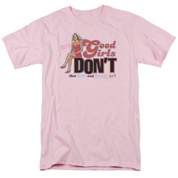 Cbs - Beverly Hills 90210 / Good Girls Don't Adult T-Shirt In Pink