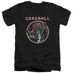 Hell Fest - Mens Cereball V-Neck T-Shirt