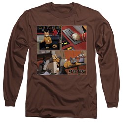 Star Trek - Mens Warp Speed Triptych Long Sleeve T-Shirt