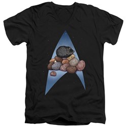 Star Trek - Mens Five Year Nap V-Neck T-Shirt