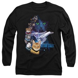 Star Trek - Mens Feline Galaxy Long Sleeve T-Shirt