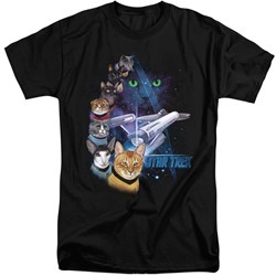 Star Trek - Mens Feline Galaxy Tall T-Shirt