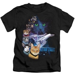 Star Trek - Youth Feline Galaxy T-Shirt