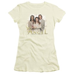 Cbs - Touched By An Angel / Angel Cloud Juniors T-Shirt In Cream