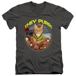 Star Trek - Mens The Purr V-Neck T-Shirt