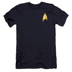 Star Trek: Discovery - Mens Command Badge Premium Slim Fit T-Shirt