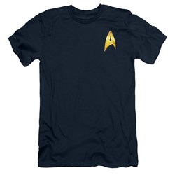 Star Trek: Discovery - Mens Command Badge Slim Fit T-Shirt