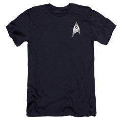 Star Trek: Discovery - Mens Sciences Badge Premium Slim Fit T-Shirt