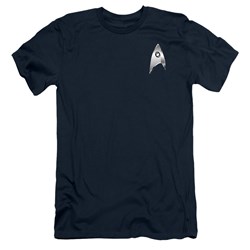 Star Trek: Discovery - Mens Sciences Badge Slim Fit T-Shirt