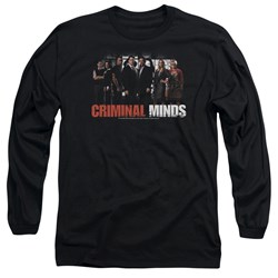 Criminal Minds - Mens The Brain Trust Long Sleeve Shirt In Black