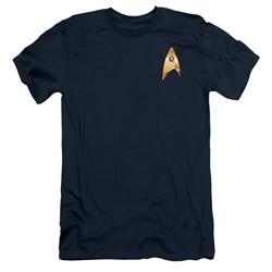 Star Trek: Discovery - Mens Operations Badge Slim Fit T-Shirt