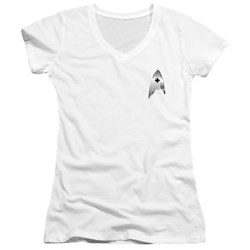 Star Trek: Discovery - Juniors Medical Badge V-Neck T-Shirt