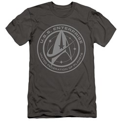 Star Trek: Discovery - Mens Enterprise Crest Slim Fit T-Shirt