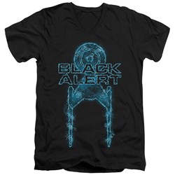 Star Trek: Discovery - Mens Black Alert V-Neck T-Shirt