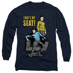 Star Trek - Mens My Seat Long Sleeve T-Shirt