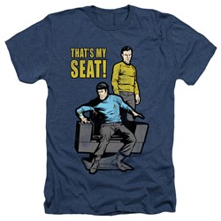 Star Trek - Mens My Seat Heather T-Shirt
