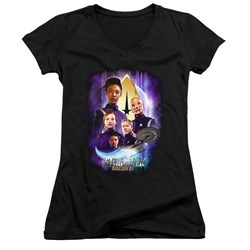 Star Trek: Discovery - Juniors Discoverys Finest V-Neck T-Shirt
