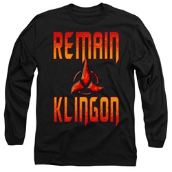 Star Trek: Discovery - Mens Remain Klingon Long Sleeve T-Shirt