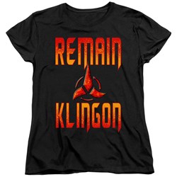 Star Trek: Discovery - Womens Remain Klingon T-Shirt