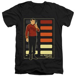 Star Trek - Mens All Shes Got Captain V-Neck T-Shirt