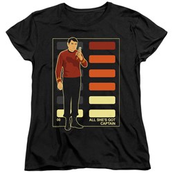 Star Trek - Womens All Shes Got Captain T-Shirt