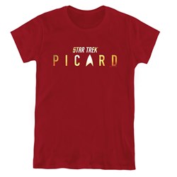 Star Trek: Picard - Womens Picard Logo Rendered T-Shirt