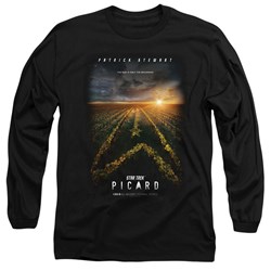 Star Trek: Picard - Mens Picard Poster Long Sleeve T-Shirt