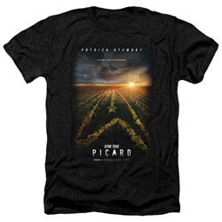 Star Trek: Picard - Mens Picard Poster Heather T-Shirt