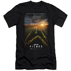 Star Trek: Picard - Mens Picard Poster Slim Fit T-Shirt