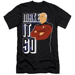 Star Trek: The Next Generation - Mens Make It So Premium Slim Fit T-Shirt