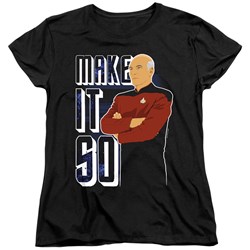 Star Trek: The Next Generation - Womens Make It So T-Shirt