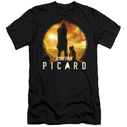 Star Trek: Picard - Mens A Man And His Dog Slim Fit T-Shirt