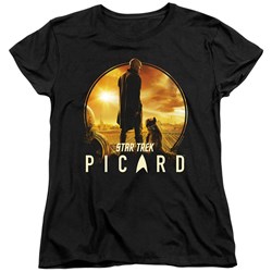 Star Trek: Picard - Womens A Man And His Dog T-Shirt