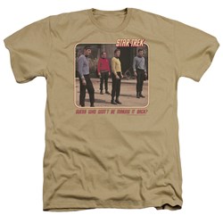 Star Trek - Mens Red Shirt Blues T-Shirt In Sand