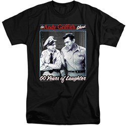 Andy Griffith - Mens 60 Years Of Laughter Tall T-Shirt