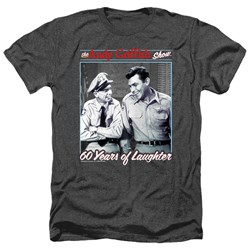 Andy Griffith - Mens 60 Years Of Laughter Heather T-Shirt