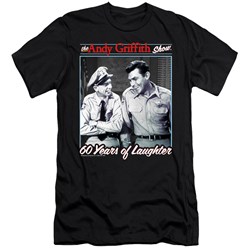 Andy Griffith - Mens 60 Years Of Laughter Premium Slim Fit T-Shirt