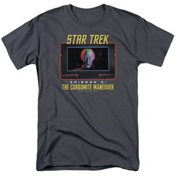 Star Trek - St / The Corbomite Maneuver Adult T-Shirt In Charcoal