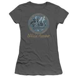 Cbs - Little Rascals / He Man Woman Haters Juniors T-Shirt In Charcoal