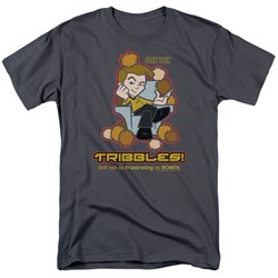 Star Trek - Quogs / Not As Frustrating Adult T-Shirt In Charcoal