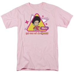Star Trek - Quogs / Out Of My Space Adult T-Shirt In Pink