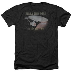 Star Trek - Mens Boldly Did That Heather T-Shirt