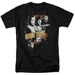 Star Trek - St / Graphic Good Vs. Evil Adult T-Shirt In Black