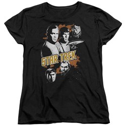 Star Trek - St / Graphic Good Vs. Evil Womens T-Shirt In Black