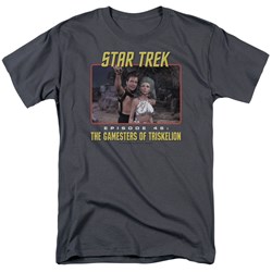 Star Trek - St / Episode 46 Adult T-Shirt In Charcoal