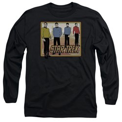 Star Trek - Mens Classic Long Sleeve Shirt In Black